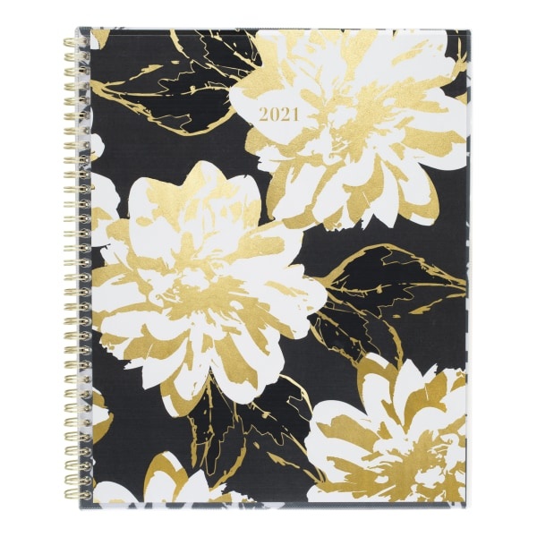 slide 1 of 6, Cambridge Customizable Weekly/Monthly Planner, 8-1/2'' X 11'', Amelia, January To December 2021, 1460-901, 1 ct