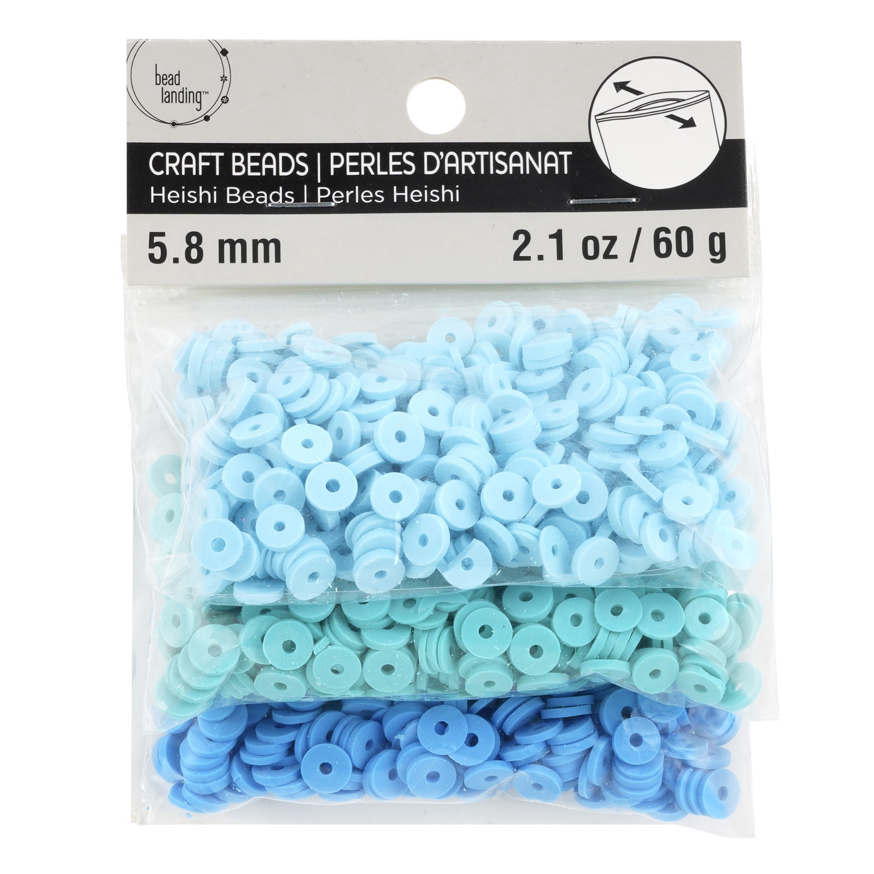 slide 3 of 3, 5.8mm Pvc Heishi Craft Beads By Bead Landing, 5.8mm