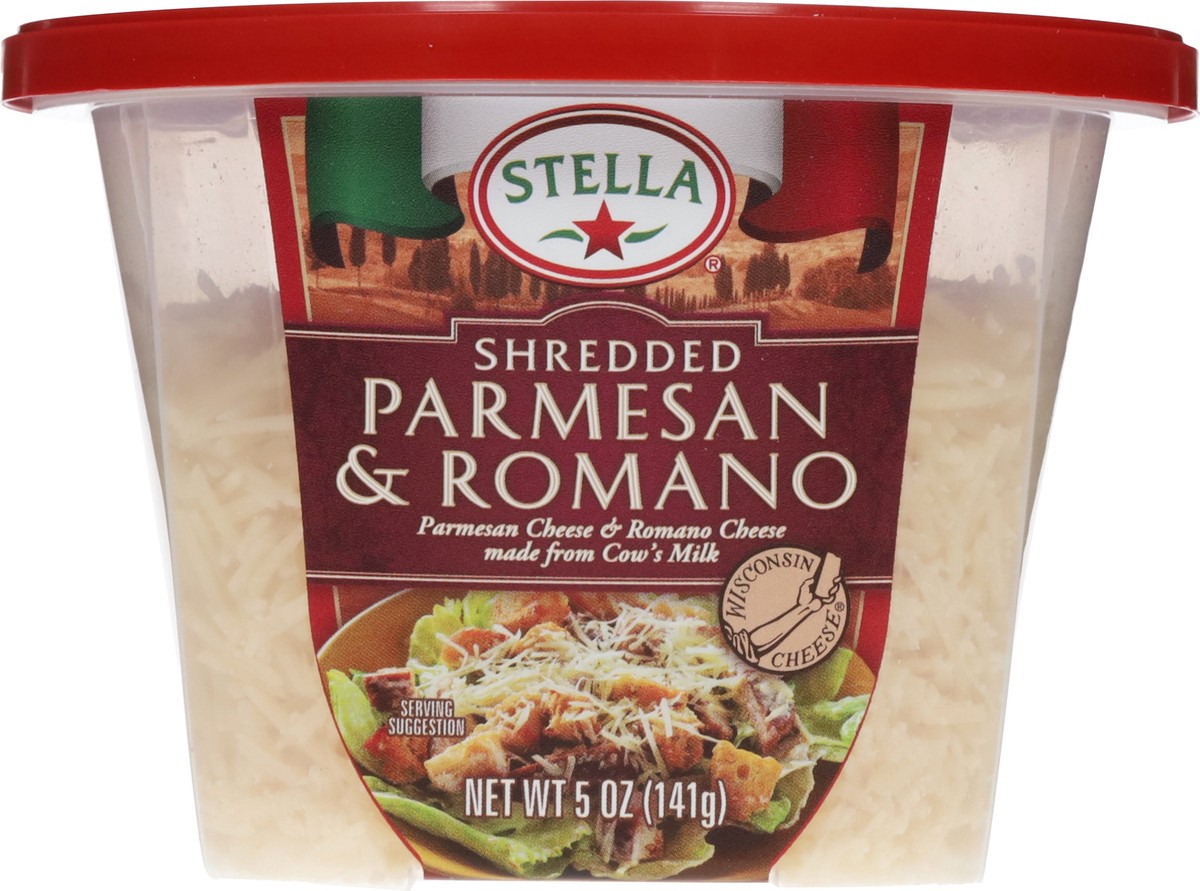 slide 1 of 1, Stella Parmesan & Romano Shredded Cheese 5 oz, 5 oz