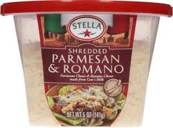 Stella Parmesan & Romano Shredded Cheese 5 oz