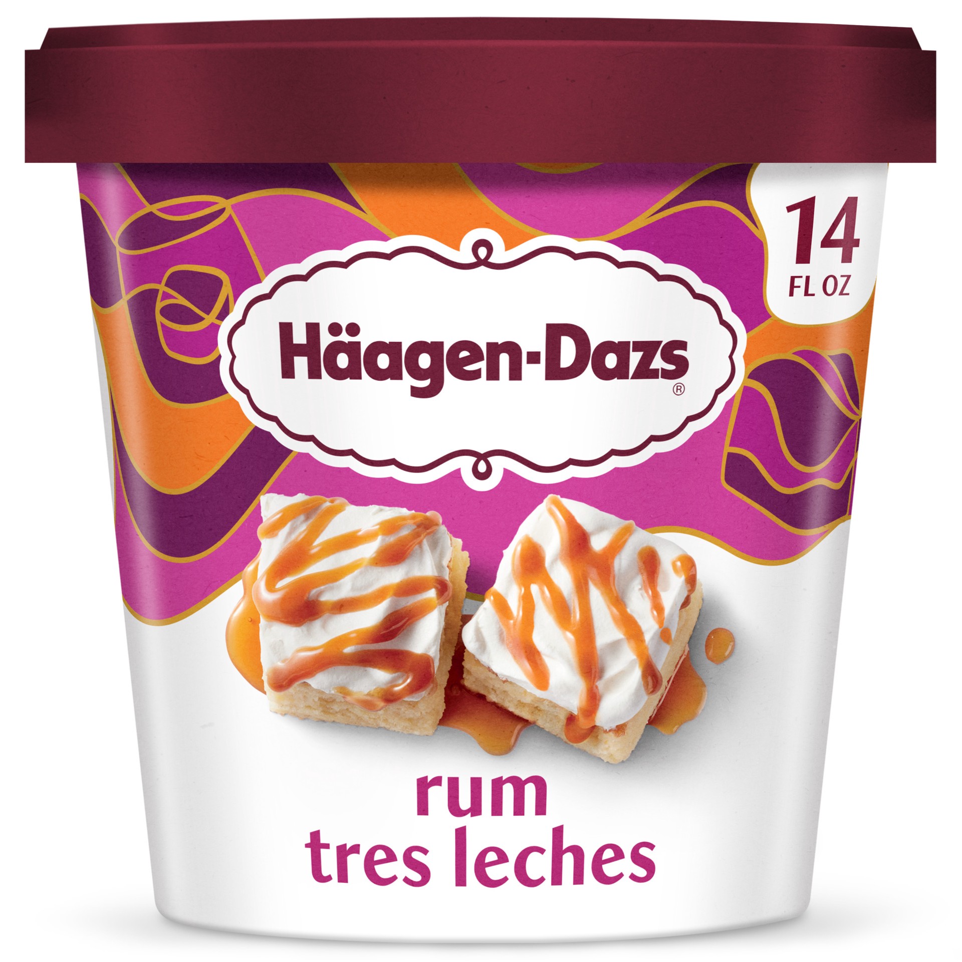 slide 1 of 5, Häagen-Dazs Rum Tres Leches Ice Cream, 14 Oz., 14 fl oz