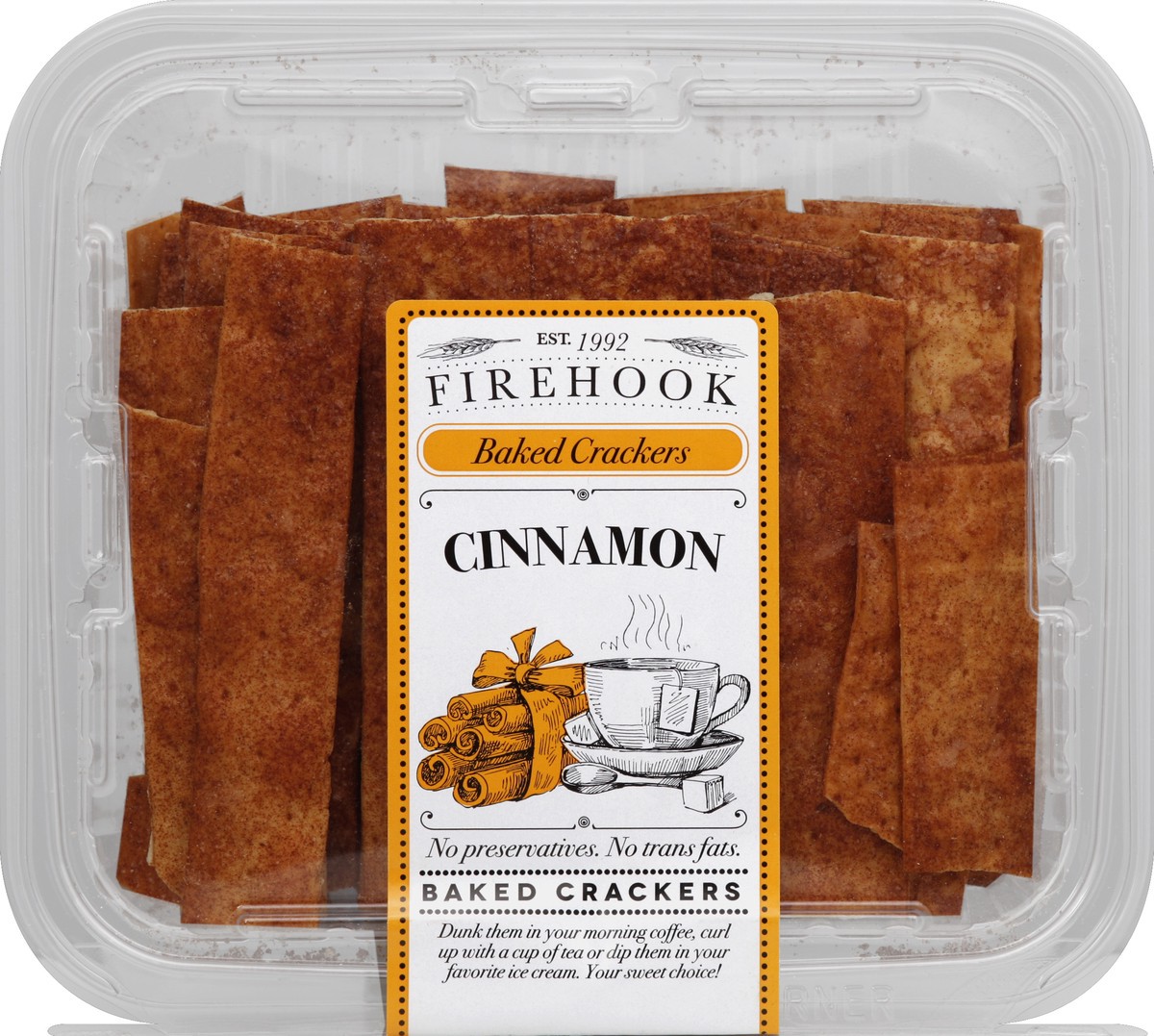 slide 2 of 4, Firehook Baked Cinnamon Crackers, 7 oz