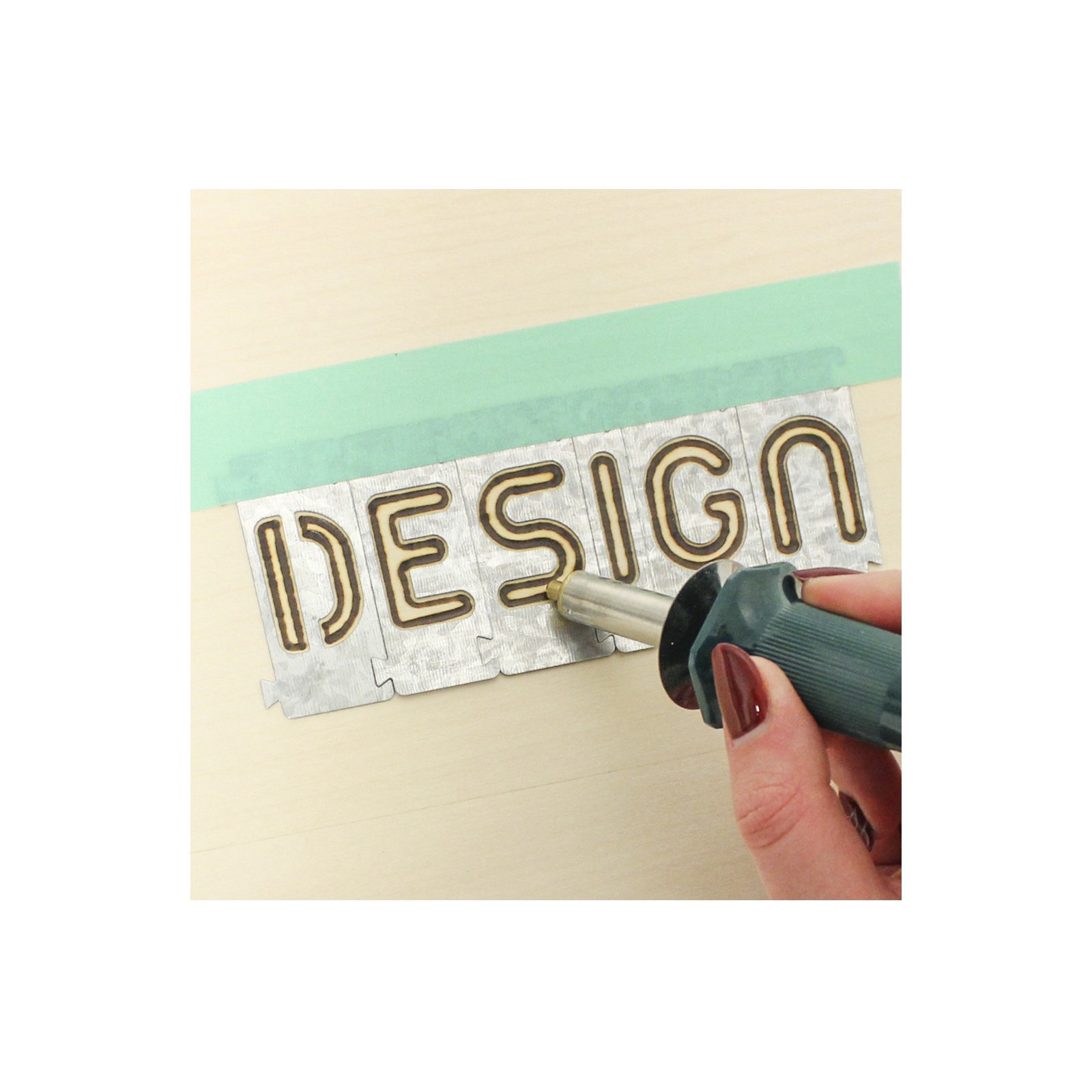 slide 3 of 7, Walnut Hollow Creative Woodburner Alphabet Stencils, 26ct., 26 ct