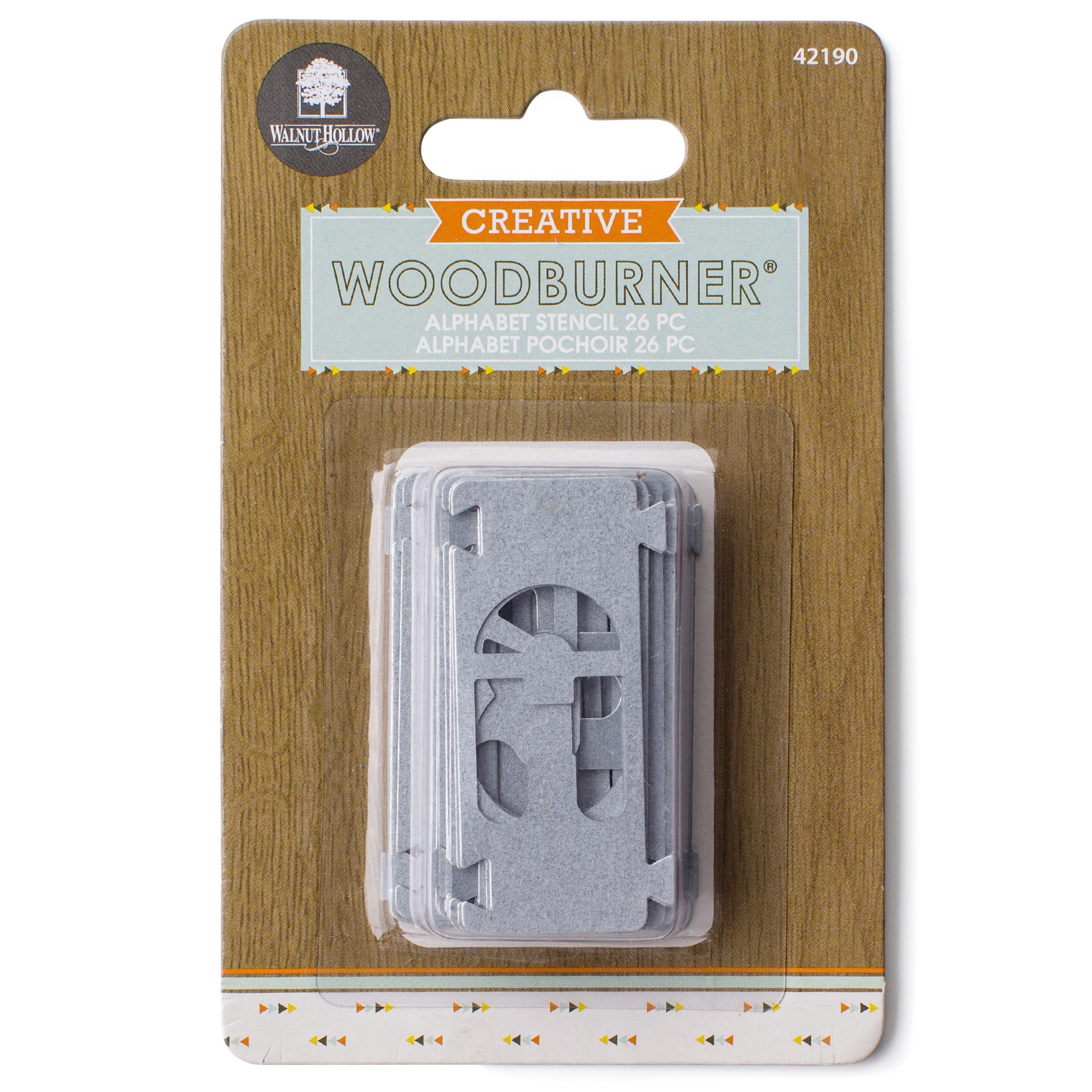 slide 7 of 7, Walnut Hollow Creative Woodburner Alphabet Stencils, 26ct., 26 ct
