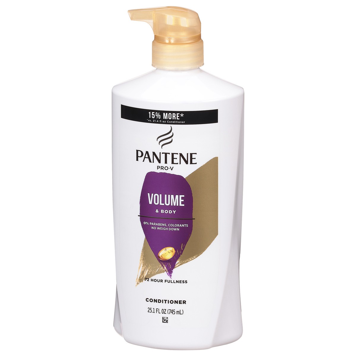 slide 4 of 9, Pantene Sheer Volume 72 HR Fullness Conditioner 25.1 FL OZ/745mL, 25.1 fl oz