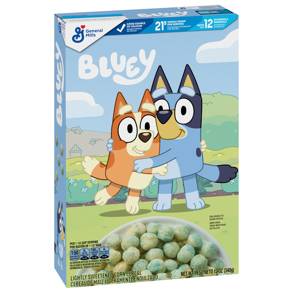 slide 1 of 1, General Mills Bluey Cereal - 12 oz, 2.11 oz