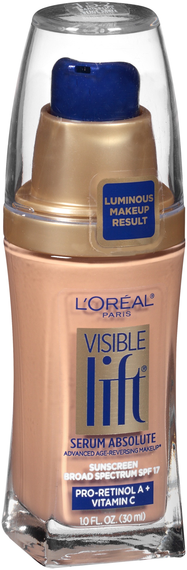 slide 3 of 7, L'Oréal Visible Lift Serum Absolute - 152 Sand Beige, 1 fl oz