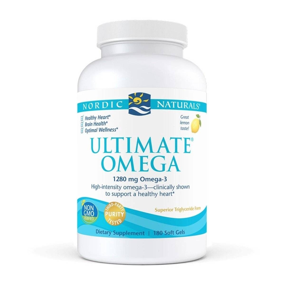 slide 1 of 1, Nordic Naturals Ultimate Omega Soft Gels, 180 ct