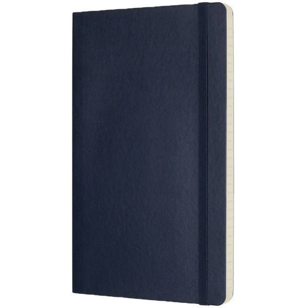 slide 3 of 5, Moleskine Classic Soft Cover Notebook, 5&Rdquo; X 5-1/4&Rdquo;, Ruled, 240 Pages (120 Sheets), Sapphire Blue, 120 ct
