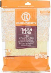 Rouses Markets Italian Blend Finely Shredded Cheese - 8 oz