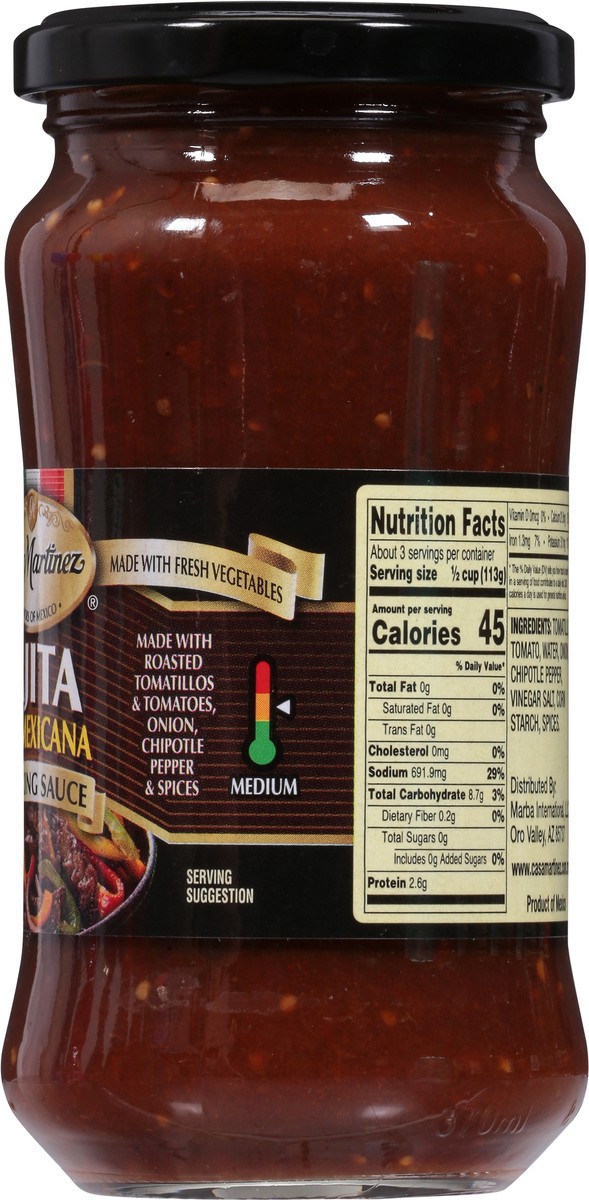 slide 3 of 9, Casa Martinez Fajita Cooking Sauce, 1 ct