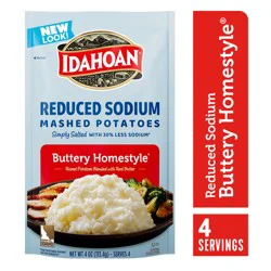 Idahoan Buttery Homestyle Reduced Sodium Mashed Potatoes