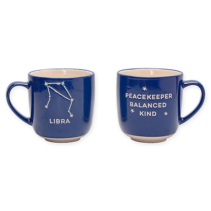 slide 1 of 1, Formation Brands Libra Zodiac Mug - Blue, 1 ct