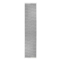 Room & Retreat Stripe Bars XL Runner Charcoal, 14 in x 96 in
