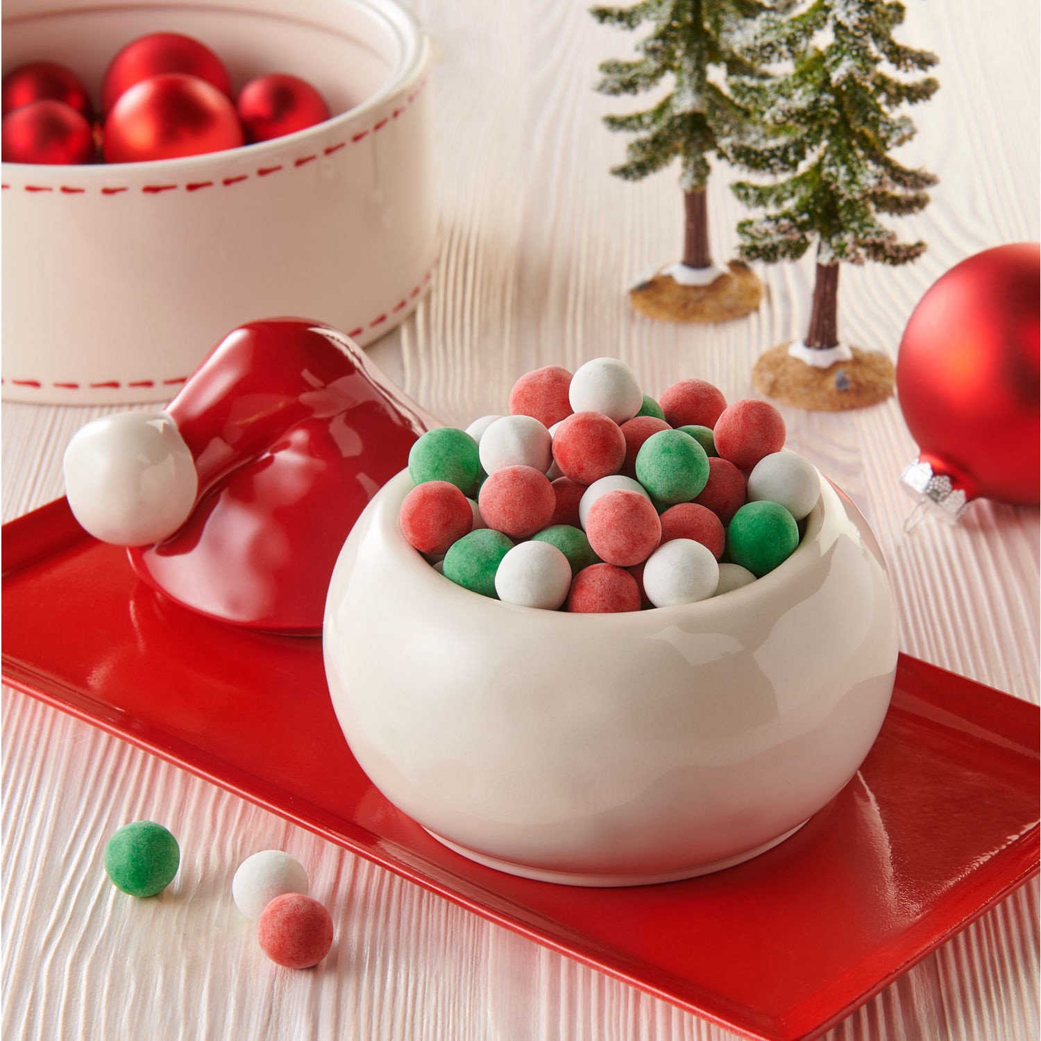 slide 3 of 4, CADBURY Mini Snowballs Milk Chocolate with a Crisp Sugar Shell Candy, Christmas, 7.3 oz, Bag, 7.3 oz