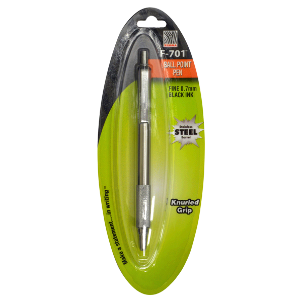 slide 1 of 1, Zebra 7 Series Black Ink Ballpoint Pen 1 ea, 1 ct