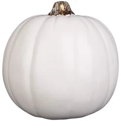 Cream 6 in Cream Craft Pumpkin By Ashland