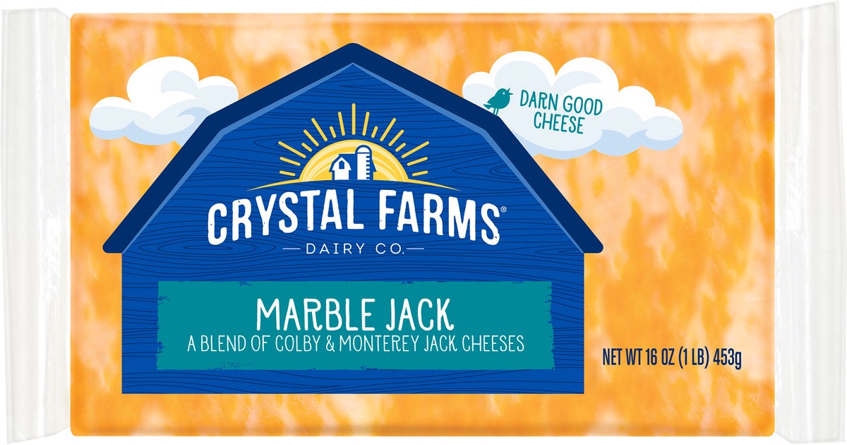 slide 7 of 8, Crystal Farms Cheese, 16 oz