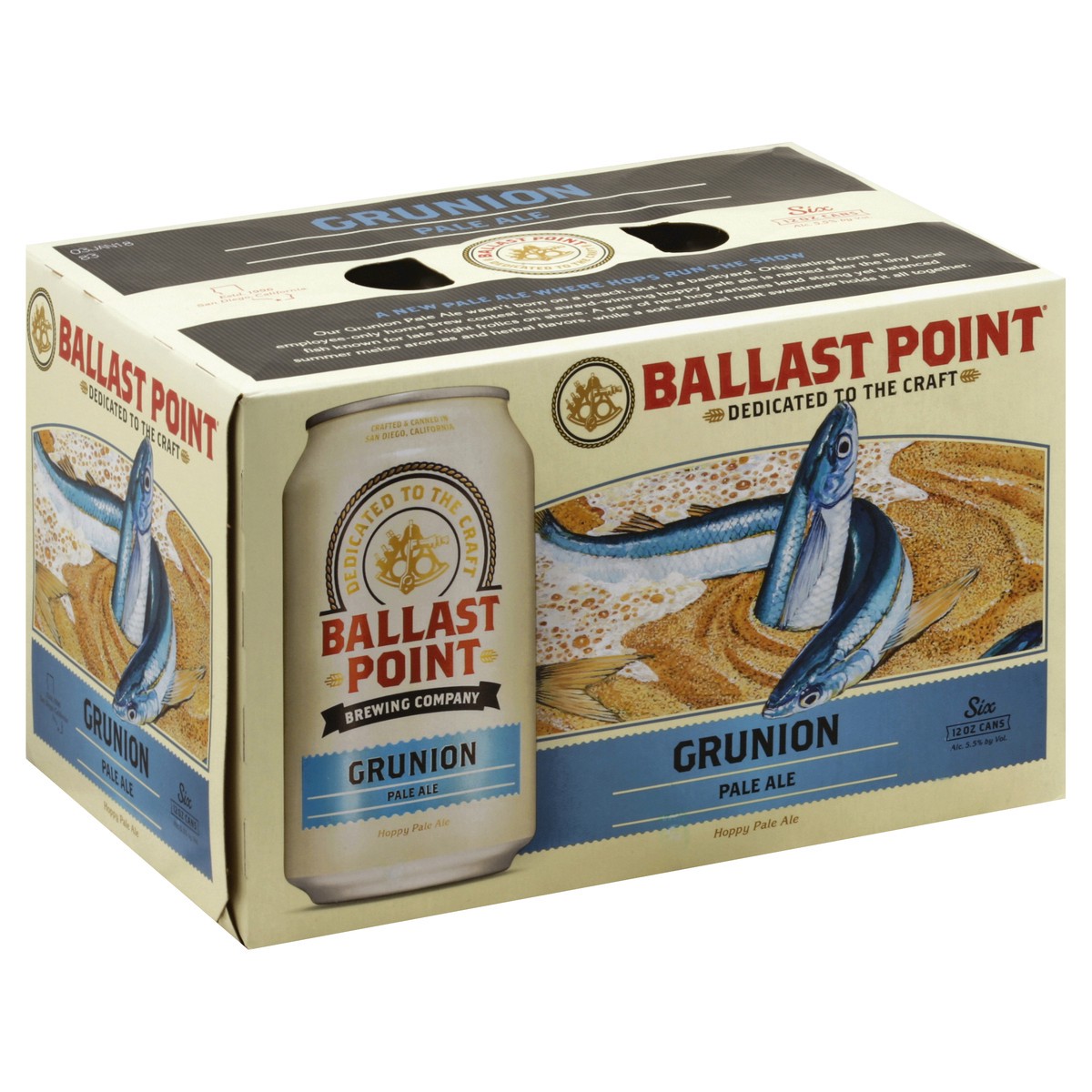 slide 2 of 2, Ballast Point Grunion Pale Ale Cans, 1 ct