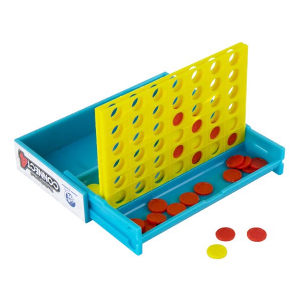 slide 3 of 4, Super Impulse World's Smallest Connect 4 Game, 8-1/2""H x 5-1/4""W x 1-1/2""D, 1 ct