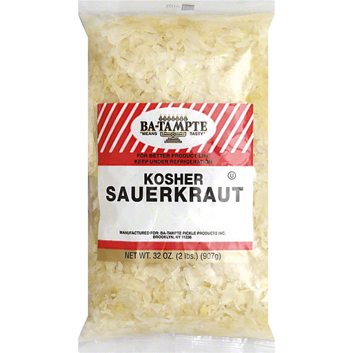 slide 1 of 1, Ba-Tampte Kosher Sauerkraut, 32 oz