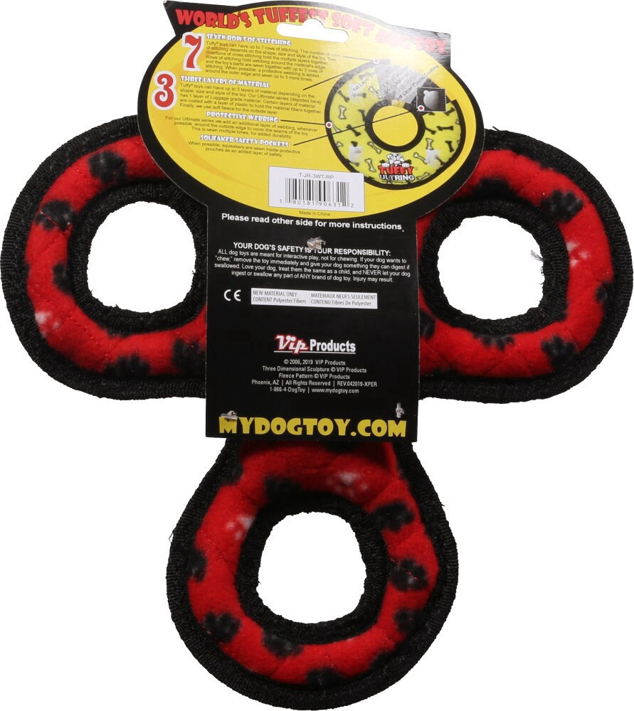 slide 2 of 6, Tuffy World's Tuffest Soft Dog Toy 1 ea, 1 ct