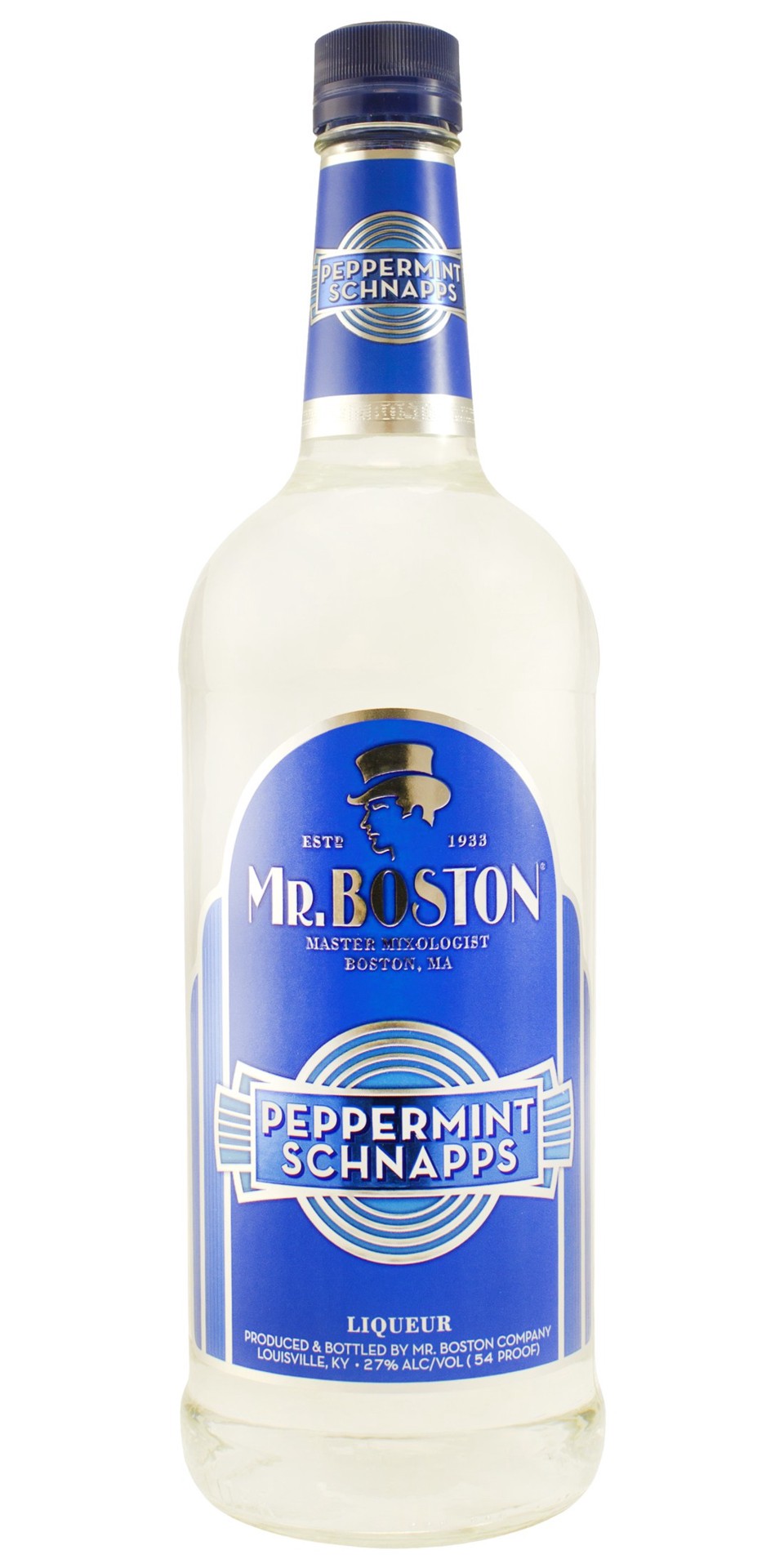 slide 1 of 5, Mr. Boston Peppermint Schnapps, 1 liter