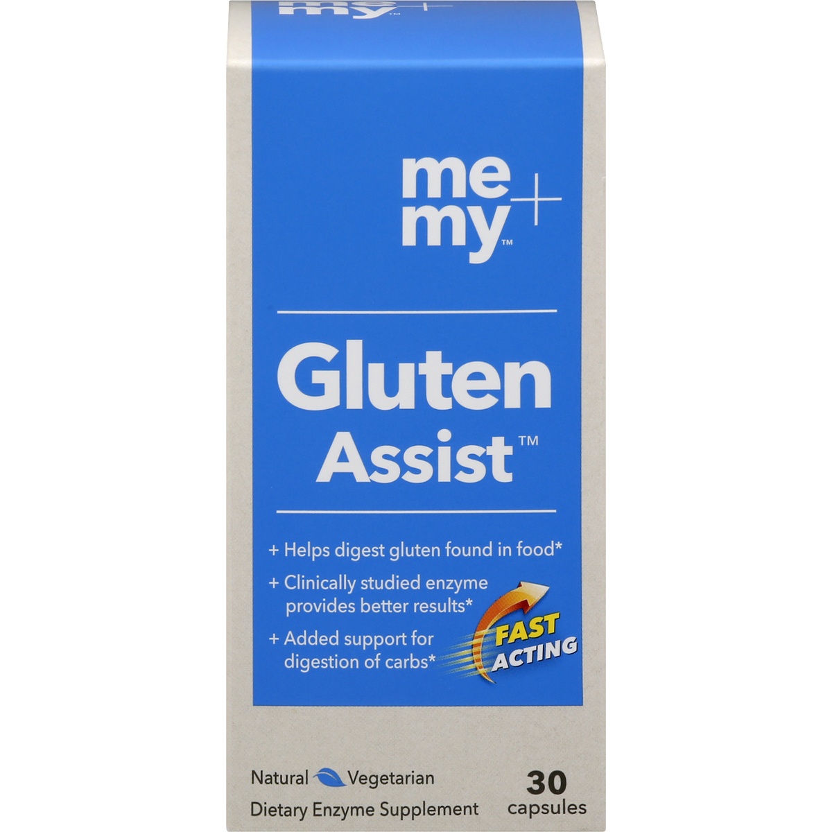 slide 1 of 5, Me + My Me+My Gluten Assist Dietary Enzyme Supplement, 30 ct