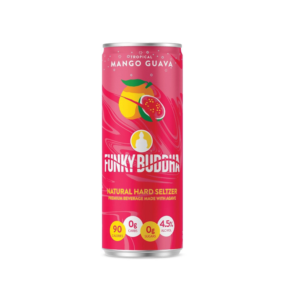 slide 10 of 13, Funky Buddha Premium Hard Seltzer Funklightened Variety Pack, 12 pk 12 fl oz Cans, 4.5% ABV, 144 fl oz