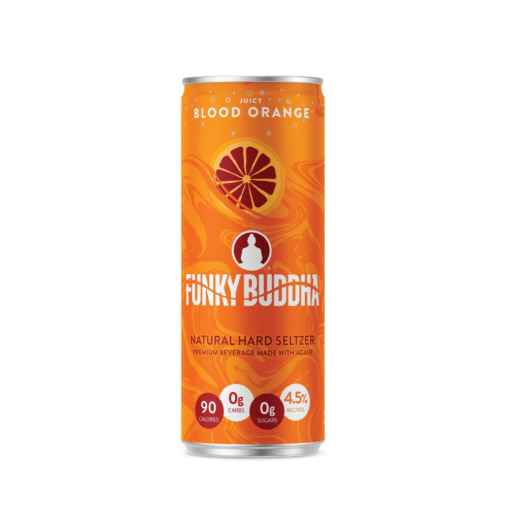 slide 4 of 13, Funky Buddha Premium Hard Seltzer Funklightened Variety Pack, 12 pk 12 fl oz Cans, 4.5% ABV, 144 fl oz