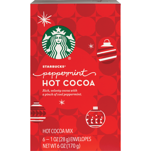 slide 1 of 1, Peppermint Holiday Hot Cocoa Box - 1 oz, 1 oz