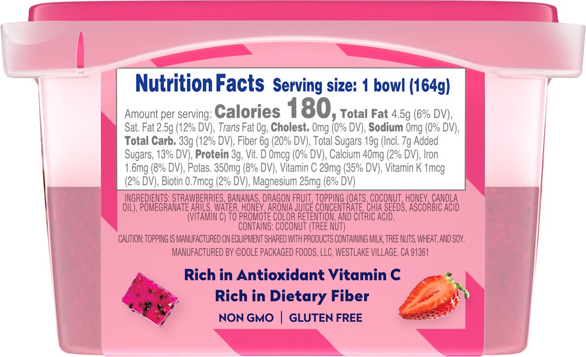 slide 2 of 9, Dole Frozen Smoothie Bowl, 5.8 oz