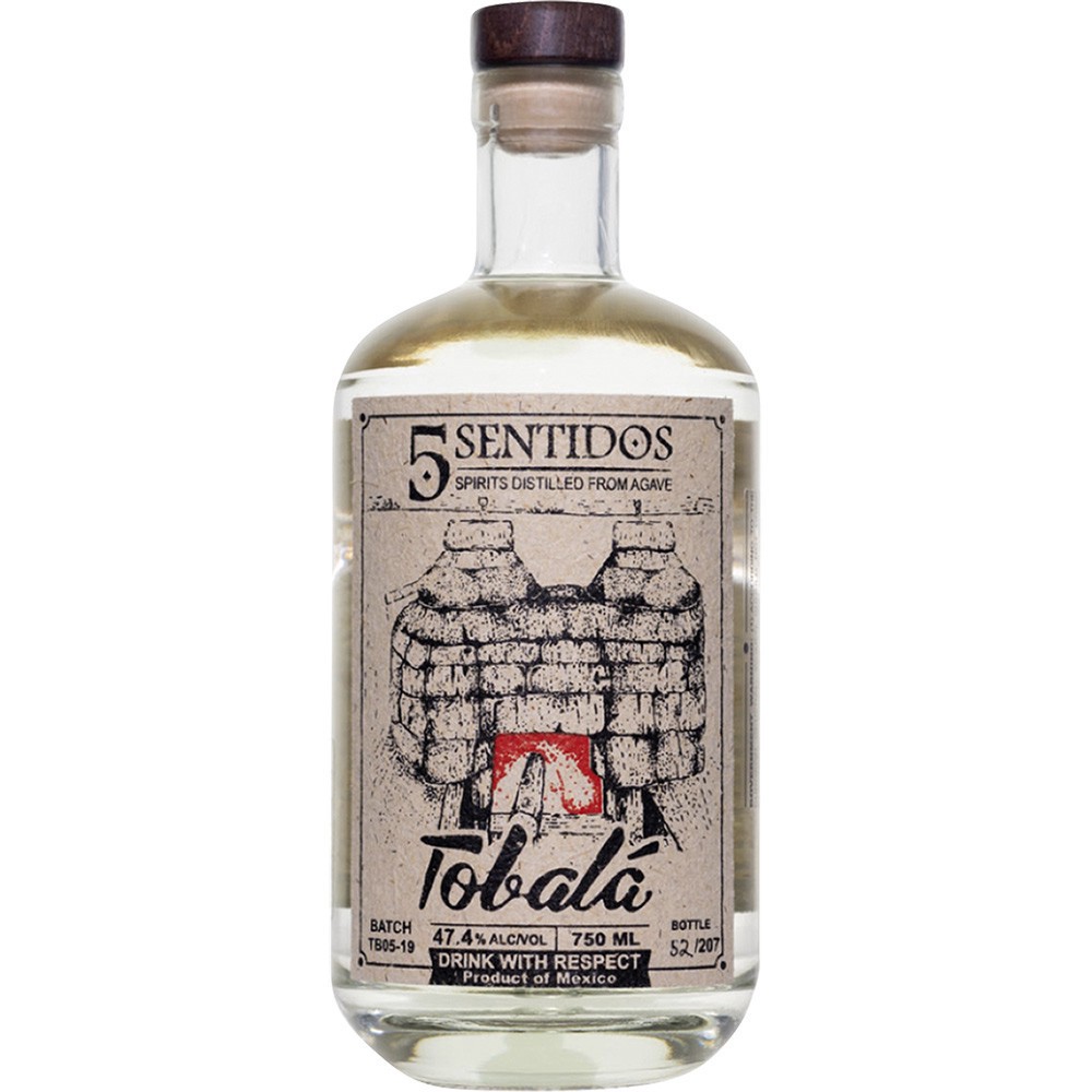 slide 1 of 1, 5 Sentidos Martinez Tobala, 750 ml