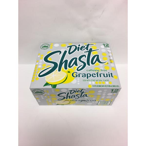 slide 1 of 1, Shasta Diet Grapefruit Soda, 12 ct; 12 oz