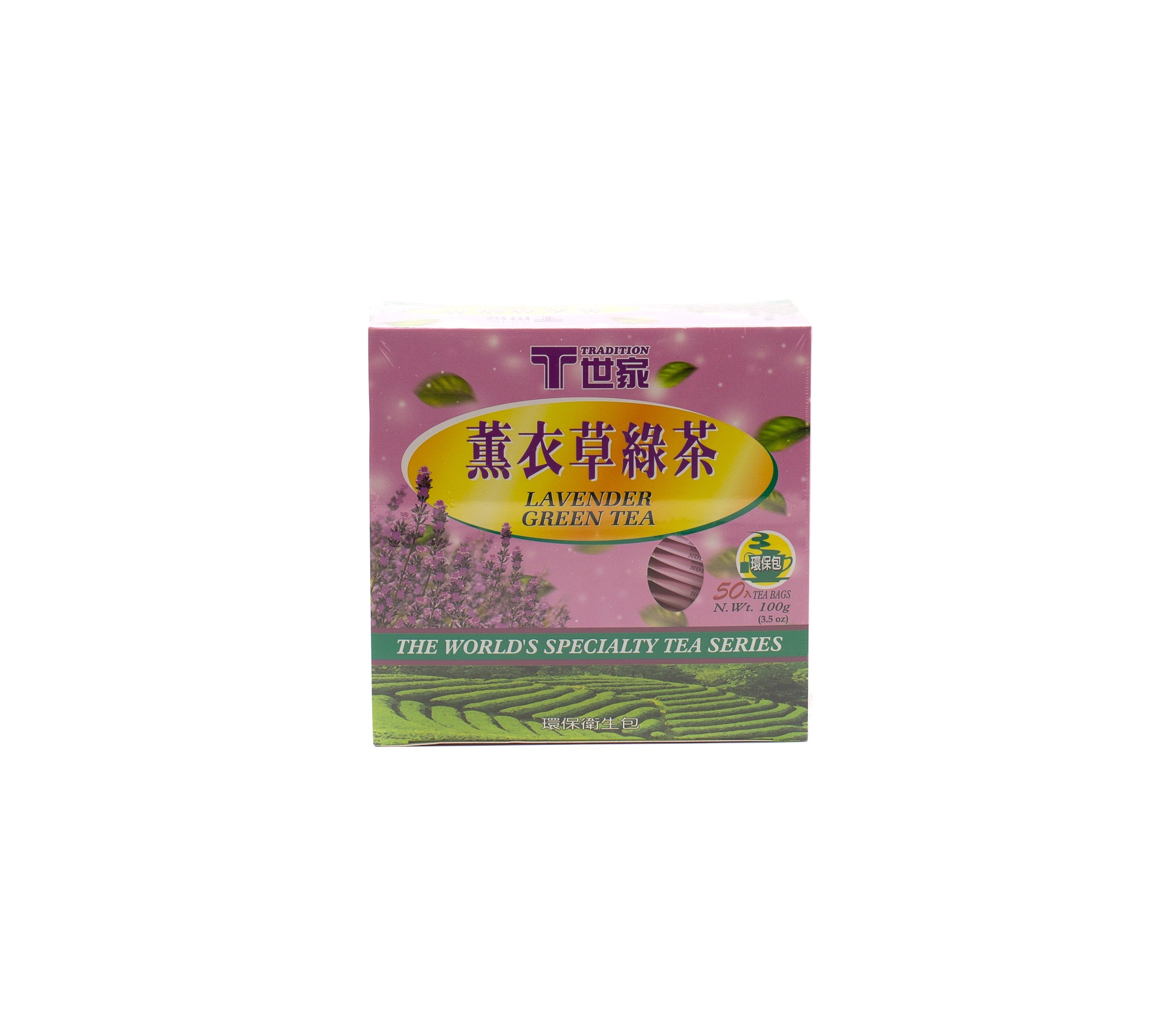 slide 1 of 1, Tradition Lavender Green Tea, 50 ct