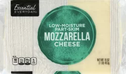 Essential Everyday Cheese, Part Skim, Mozzarella, Low Moisture