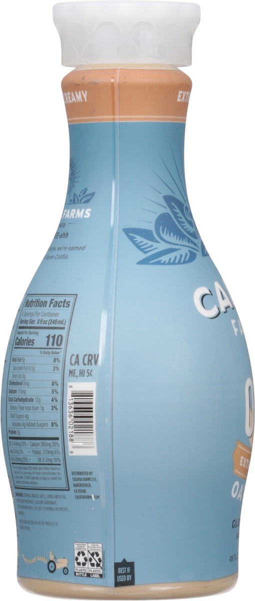 slide 7 of 9, Califia Farms Extra Creamy Oat Milk, 48 fl oz