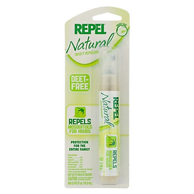 slide 1 of 1, Repel Natural Pen-Sized Pump Spray Insect Repellent, 0.48 oz