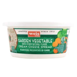 Weis Quality Spread with Garden Vegetables Cream Cheese