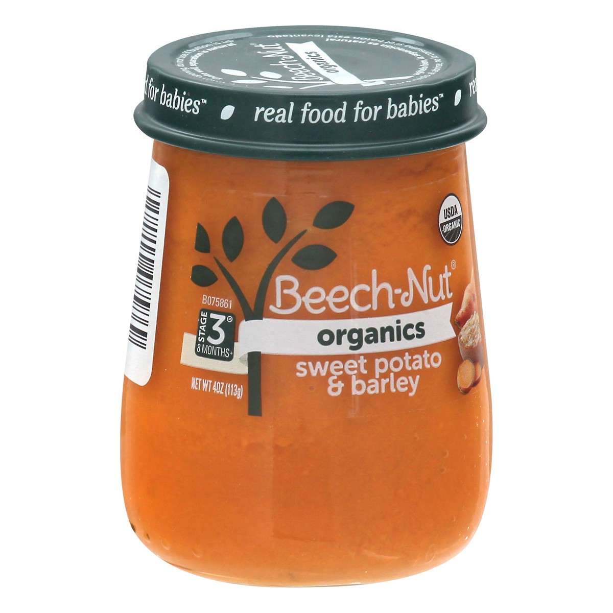 slide 2 of 10, Beech-Nut Organics Sweet Potato Barley Stage 3 Baby Food, 4 oz