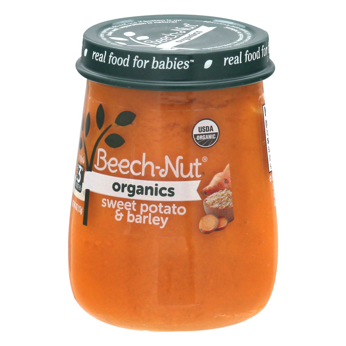 slide 3 of 10, Beech-Nut Organics Sweet Potato Barley Stage 3 Baby Food, 4 oz