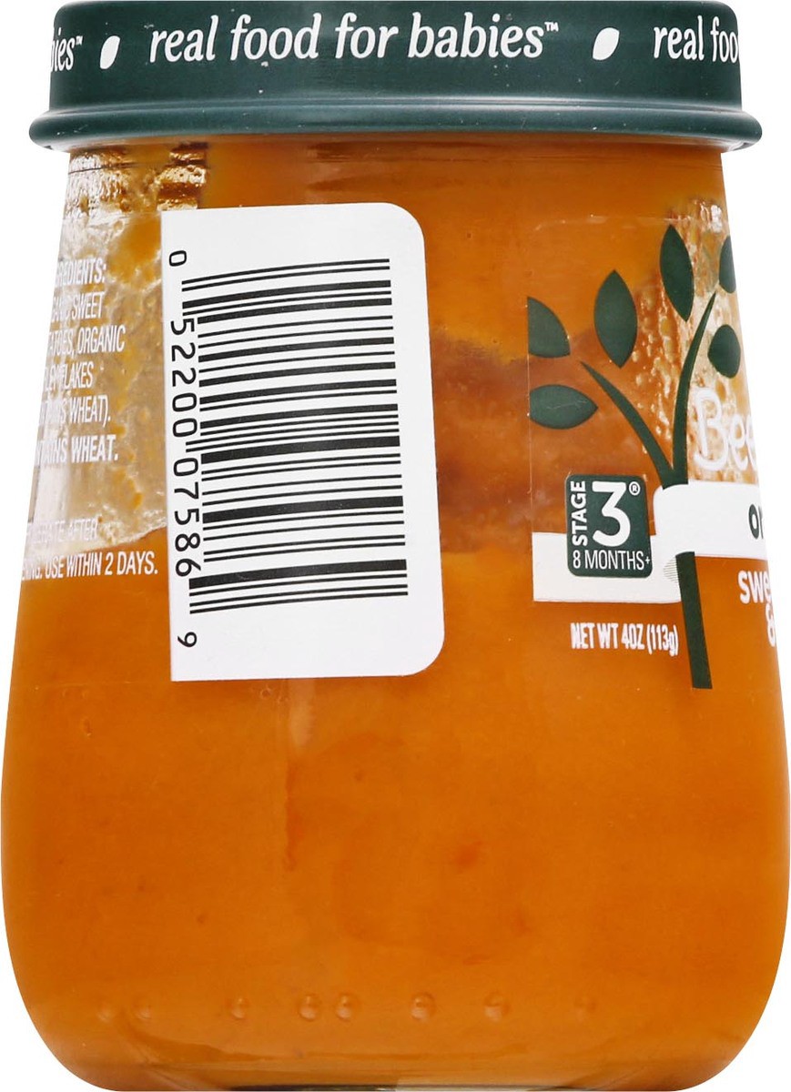 slide 7 of 10, Beech-Nut Organics Sweet Potato Barley Stage 3 Baby Food, 4 oz