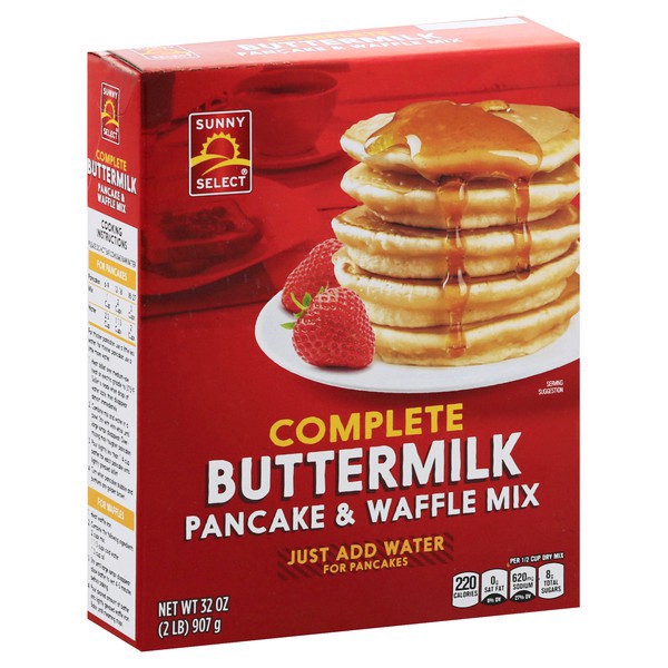 slide 1 of 1, Sunny Select Complete Buttermilk Pancake & Waffle Mix 32 oz, 32 oz
