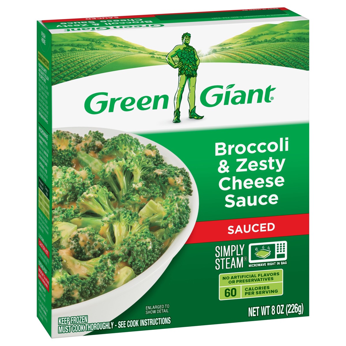 slide 3 of 12, Green Giant Sauced Broccoli & Zesty Cheese Sauce 8 oz, 8 oz