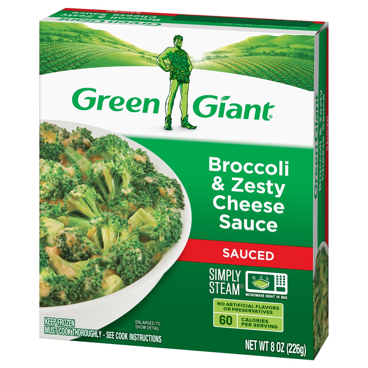 slide 7 of 12, Green Giant Sauced Broccoli & Zesty Cheese Sauce 8 oz, 8 oz