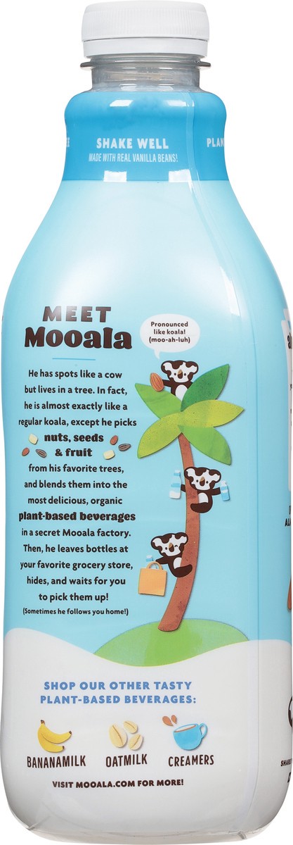 slide 6 of 9, Mooala Organic Vanilla Bean Almondmilk, 48oz, 48 fl oz