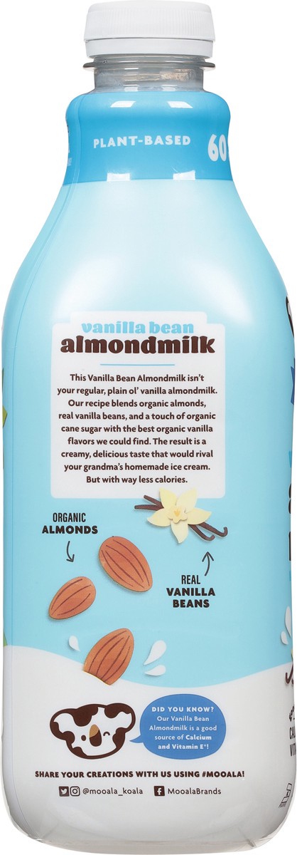 slide 3 of 9, Mooala Organic Vanilla Bean Almondmilk, 48oz, 48 fl oz