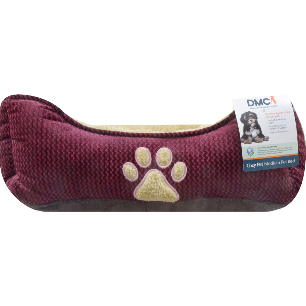 slide 1 of 1, Box Bed With Paw Print, 25 in