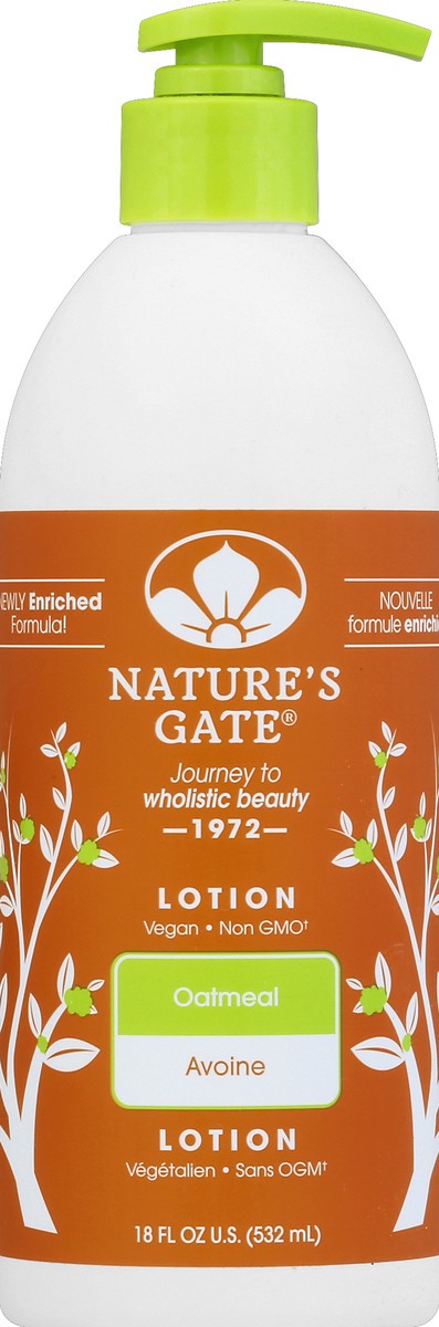 slide 2 of 2, Nature's Gate Colloidal Oatmeal Moisturizing Lotion, 18 oz