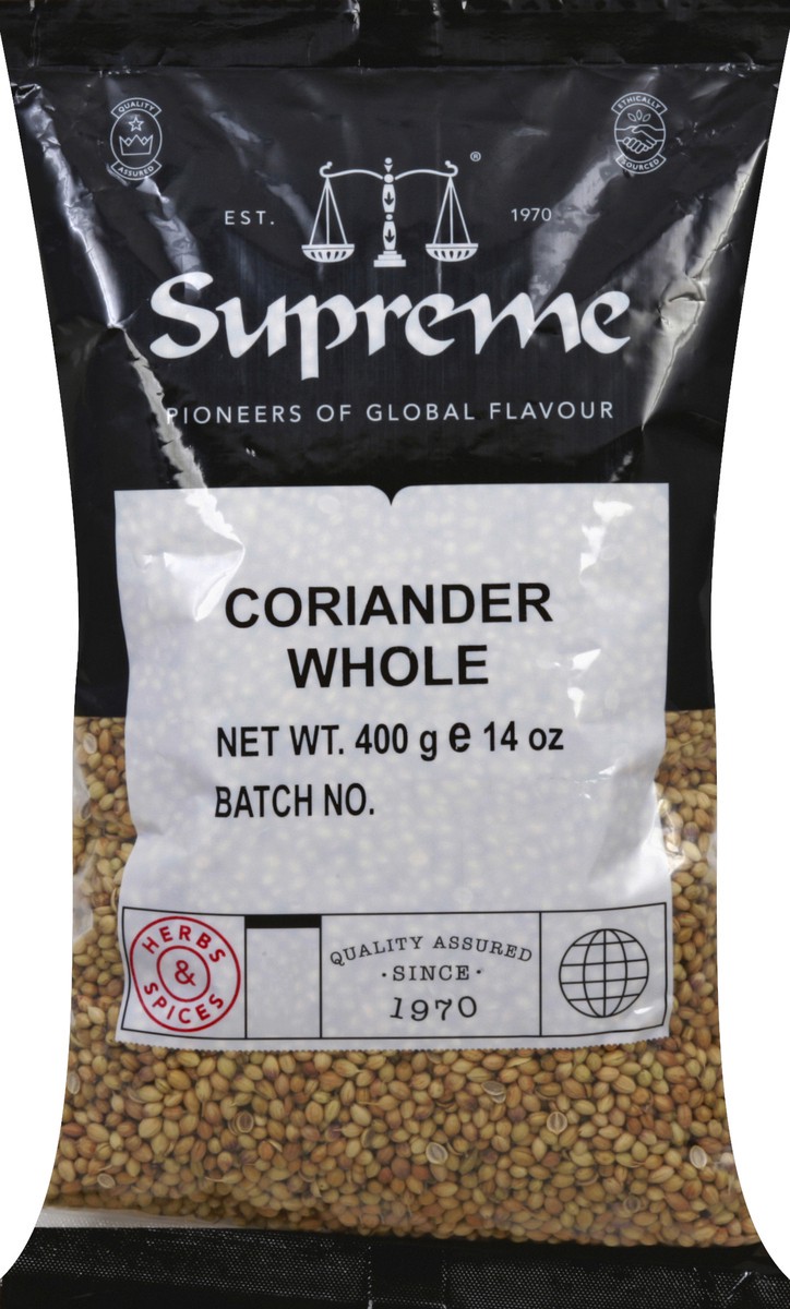 slide 5 of 5, Supreme Coriander 400 g, 400 g